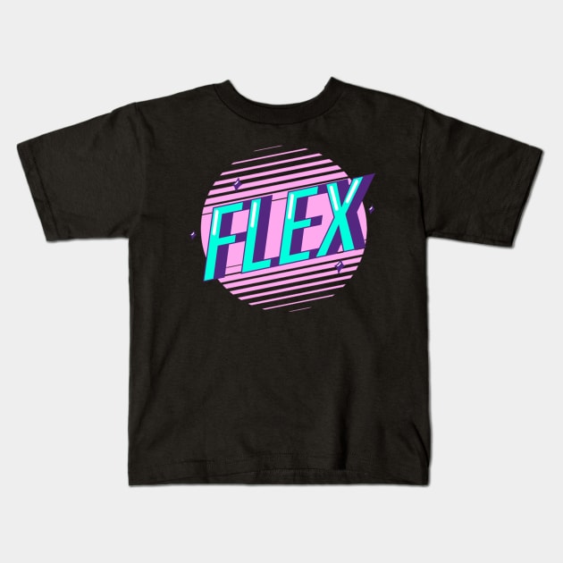 Flex Kids T-Shirt by DeviAprillia_store